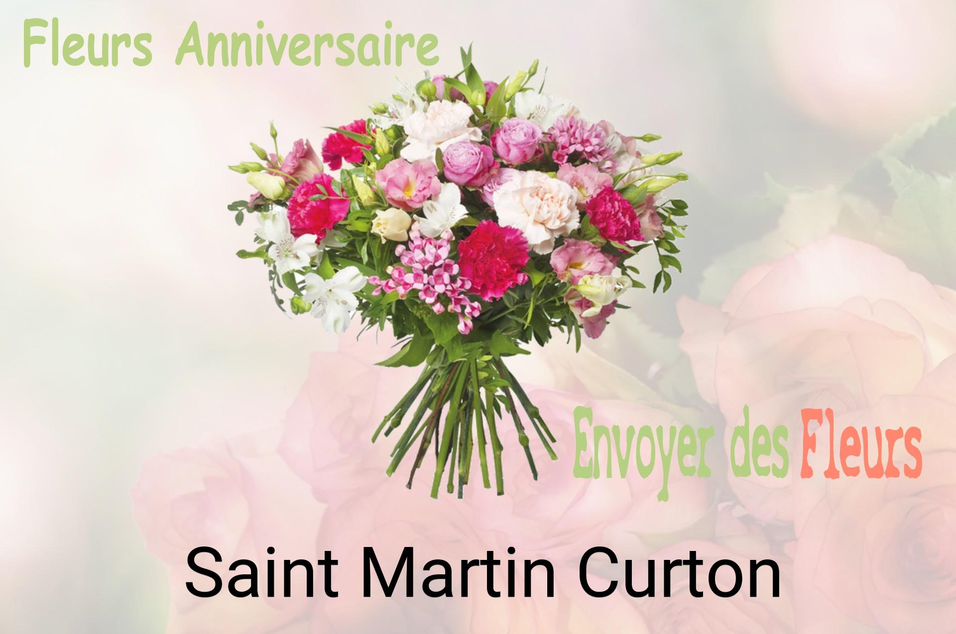 Bouquet de fleurs d’anniversaire livré à Saint-Martin-Curton