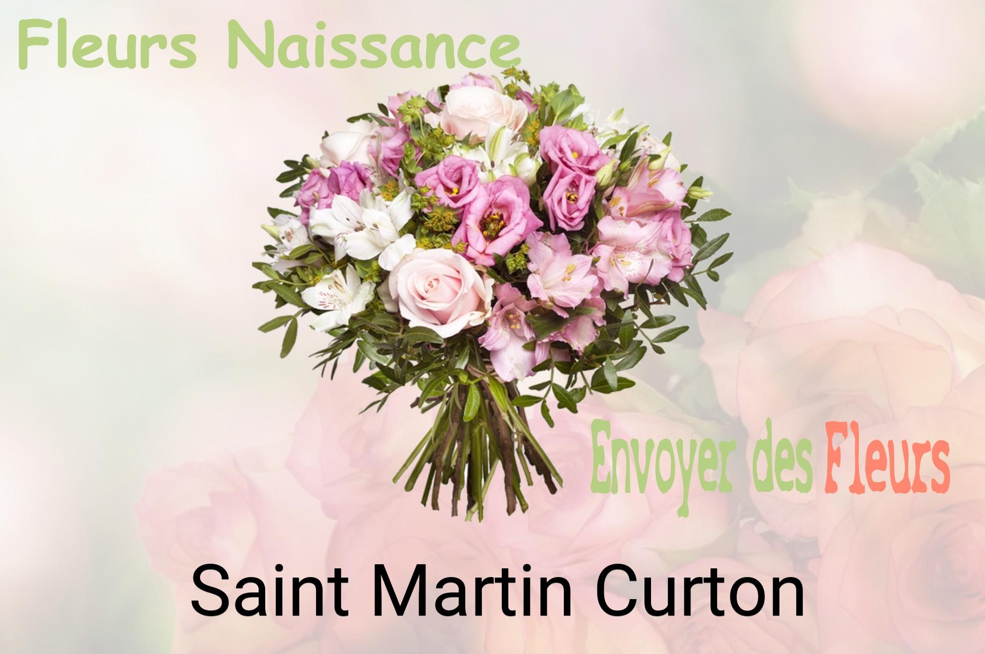 Bouquet de fleurs de naissance livré à Saint-Martin-Curton